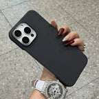 Funda rígida ultradelgada de PC para iPhone 17, Air 16, 15, 14, 13, 12 y 17 Pro Max Plus, con textura de fibra de carbono esmerilada y transpirable.